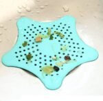 Anubhav Janni Silicone Star Shape Sink Filter Shower Drain Hair Catcher Anti-Clogging Floor Bathroom Accessories Shaped Strainer Hole Clog Filter- Kitchen ( pack of 4 ) - Image 7