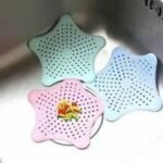 Anubhav Janni Silicone Star Shape Sink Filter Shower Drain Hair Catcher Anti-Clogging Floor Bathroom Accessories Shaped Strainer Hole Clog Filter- Kitchen ( pack of 4 ) - Image 8