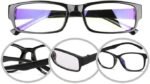 Anubhav Janni One Power Readers Glasses Read Small Print and Computer Screens Adjustable Eye Glasses Flex Clear Focus Auto Adjusting Optics for Women Men With Case Cloth Unisex Optic ( pack of 1 )