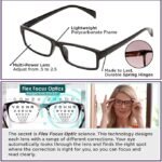Anubhav Janni One Power Readers Glasses Read Small Print and Computer Screens Adjustable Eye Glasses Flex Clear Focus Auto Adjusting Optics for Women Men With Case Cloth Unisex Optic ( pack of 1 ) - Image 6