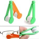 Anubhav Janni Microfiber Eyeglass Cleaner Glasses Spectacles Soft Brush Cleaning Tool Eyeglasses Clip Mini Eye Glass Cleaner, Premium Portable Sunglass Lens Specs With Key ( pack of 4 ) - Image 5