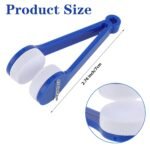 Anubhav Janni Microfiber Eyeglass Cleaner Glasses Spectacles Soft Brush Cleaning Tool Eyeglasses Clip Mini Eye Glass Cleaner, Premium Portable Sunglass Lens Specs With Key ( pack of 4 ) - Image 8