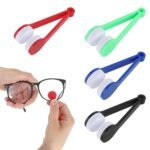 Anubhav Janni Microfiber Eyeglass Cleaner Glasses Spectacles Soft Brush Cleaning Tool Eyeglasses Clip Mini Eye Glass Cleaner, Premium Portable Sunglass Lens Specs With Key ( pack of 4 ) - Image 9
