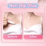 Anubhav Janni Keep Style Anti Slip Roll On Body Glue Skin Adhesive for Clothing, Dresses Bra Anti-Exposure Fix Non-Slip Gentle Invisible Clothes Dress Costumes Irritating Washable( pack of 1 ) - Image 2