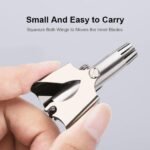 Anubhav Janni Manual Nose Hair Trimmer for Men Hand Powered Ear Trimmer Stainless Steel Manual Tweezers Remover Women Easy Cleansing and to Carry Manual Clipper Women ( pack of 1 ) - Image 4