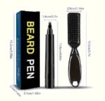 Anubhav Janni Beard Filling Pen Brush Kit For Men Fill Patchy Styling Instant Fix Coverage Natural Finish Waterproof Long-Lasting Pencil All Skin Beard Moustache Eyebrows ( pack of 1 ) - Image 2