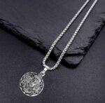 Anubhav Janni Hanuman Pendant With Chain For Men Women Stainless Steel Locket Necklace Spiritual Devotional Jewelry Silver Plated Chain with chain hanuman pendant  ( pack of 2 ) - Image 6