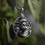 Anubhav Janni Hanuman Pendant With Chain For Men Women Stainless Steel Locket Necklace Spiritual Devotional Jewelry Silver Plated Chain with chain hanuman pendant  ( pack of 2 ) - Image 7