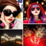 Anubhav Janni Heart Sunglasses Effect Diffraction Glasses Festival Party Rave Light Accessories See Hearts Shaped Special Holiday Lights for Parties Bars Weddings Concerts ( pack of 1 ) - Image 6