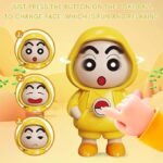 Anubhav Janni Shinchan Face Changing Keychain | Key Holder Cartoon Character ABS Action Figure Toy Model Unisex Keychai Autumn Winter Shinchan with Expressions Plastic for Bags Cars ( pack of 1 ) - Image 5