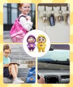 Anubhav Janni Shinchan Face Changing Keychain | Key Holder Cartoon Character ABS Action Figure Toy Model Unisex Keychai Autumn Winter Shinchan with Expressions Plastic for Bags Cars ( pack of 1 ) - Image 7
