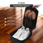 Anubhav Janni Travel Shoes Pouch - Gym Men and Ladies Footwear Packing Storage Portable Cover Waterproof Travelling Bag Footwear Pouch Portable Shoes Set of 1 Multipurpose Holder Pouch ( Pack 1 ) - Image 4