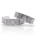 Anubhav Janni Unisex Adjustable Lock Free God Lord Mahavir Mahabali Shri Bajrangbali Sankat Mochan Hanuman Ji 5 Mukhi Face Hand Cuff Wrist Half Kada Bangle Bracelet ( pack of 1 ) - Image 6