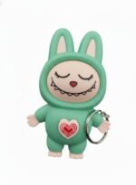 Anubhav Janni Labubu Face Changing Keychain Cartoon Character ABS Toy Key Holder Unisex Keychain for Bags Cars Gifts Cute Action Figure Kids Adults Premium Multi Theme Men Women ( pack of 1 ) - Image 7