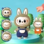 Anubhav Janni Labubu Face Changing Keychain Cartoon Character ABS Toy Key Holder Unisex Keychain for Bags Cars Gifts Cute Action Figure Kids Adults Premium Multi Theme Men Women ( pack of 1 ) - Image 9