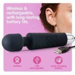 Anubhav Janni Personal Body Massager Wand With 28 Vibration Modes Rechargeable Full Pain Relief For Neck Back Legs Shoulders Waterproof Handheld Massage Device ( pack of 1 ) - Image 2