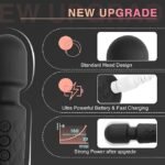 Anubhav Janni Personal Body Massager Wand With 28 Vibration Modes Rechargeable Full Pain Relief For Neck Back Legs Shoulders Waterproof Handheld Massage Device ( pack of 1 ) - Image 4