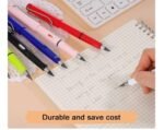 Anubhav Janni Inkless Pencil With Erasable Everlasting Writing Eternal Replacement Pencils Nibs Eraser Reusable Unlimited Student Artist Infinite Magic with Eraser (Pack Of 6 Pcs) - Image 9