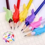 Anubhav Janni Pencil Grip Fish Colourful Grips For Writing Gripper For Kids Writing Supplies Style Silicone Handwriting Holder Children Preschoolers Training Assorted Kids (Pack Of 2 Pcs) - Image 6