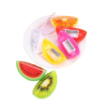 Anubhav Janni Creative Fruit Designer Mini Plastic Sharpener Arpit Mart ABS Mix Fruits Pencil Sharpener For Kids Pieces Gifts Shape Girls Stylish Birthday Kanjak School Birthday (Pack Of 3 Pcs)