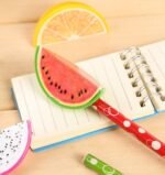 Anubhav Janni Creative Fruit Designer Mini Plastic Sharpener Arpit Mart ABS Mix Fruits Pencil Sharpener For Kids Pieces Gifts Shape Girls Stylish Birthday Kanjak School Birthday (Pack Of 3 Pcs) - Image 4