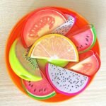 Anubhav Janni Creative Fruit Designer Mini Plastic Sharpener Arpit Mart ABS Mix Fruits Pencil Sharpener For Kids Pieces Gifts Shape Girls Stylish Birthday Kanjak School Birthday (Pack Of 3 Pcs) - Image 5