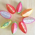 Anubhav Janni Creative Fruit Designer Mini Plastic Sharpener Arpit Mart ABS Mix Fruits Pencil Sharpener For Kids Pieces Gifts Shape Girls Stylish Birthday Kanjak School Birthday (Pack Of 3 Pcs) - Image 6