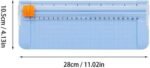 Anubhav Janni Manual Paper Cutter With Ruler with Automatic Security Safeguard For Coupon Craft Photos Small Guillotine Cutter Cute Cutting Board Trimmer School Crafting Office (Pack Of 1 Pcs) - Image 2