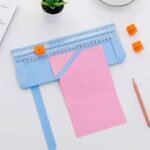 Anubhav Janni Manual Paper Cutter With Ruler with Automatic Security Safeguard For Coupon Craft Photos Small Guillotine Cutter Cute Cutting Board Trimmer School Crafting Office (Pack Of 1 Pcs) - Image 3