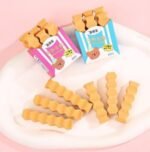 Anubhav Janni French Fries Shape Fancy Erasers Fresh For Girls Boys Adult Perfect School Supplies Office Use College Use Or Party Favors Birthday Return Gift Stationery Gifts (Set Of 6) - Image 2