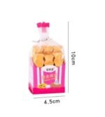 Anubhav Janni French Fries Shape Fancy Erasers Fresh For Girls Boys Adult Perfect School Supplies Office Use College Use Or Party Favors Birthday Return Gift Stationery Gifts (Set Of 6) - Image 3
