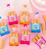 Anubhav Janni French Fries Shape Fancy Erasers Fresh For Girls Boys Adult Perfect School Supplies Office Use College Use Or Party Favors Birthday Return Gift Stationery Gifts (Set Of 6) - Image 5