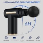 Anubhav Janni Fasical Gun Massage Uplay teck Portable Massager Mini Adjustable Deep Tissue 4 Heads for Relaxing Muscles Relieve Pain Percussion Relief High Torque Motor ( pack of 1 ) - Image 3