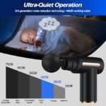 Anubhav Janni Fasical Gun Massage Uplay teck Portable Massager Mini Adjustable Deep Tissue 4 Heads for Relaxing Muscles Relieve Pain Percussion Relief High Torque Motor ( pack of 1 ) - Image 5