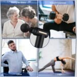 Anubhav Janni Fasical Gun Massage Uplay teck Portable Massager Mini Adjustable Deep Tissue 4 Heads for Relaxing Muscles Relieve Pain Percussion Relief High Torque Motor ( pack of 1 ) - Image 8