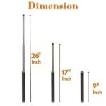 Anubhav Janni Foldable Self Defence Stick Rod Stainless Steel Pointer Compact Magical Stick Extendable Wand With Comfortable Grip Hiking Non Slip Magical Trekking Poles Grip (Pack Of 1 Pcs) - Image 3