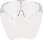 Anubhav Janni New Transparent Face Shield Goggles Clear Glasses Reusable Protective with Frame Anti Fog Lightweight Safety Visor for Men Women Goggle Style Vision Eye (Pack Of 1 Pcs)