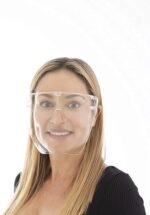 Anubhav Janni New Transparent Face Shield Goggles Clear Glasses Reusable Protective with Frame Anti Fog Lightweight Safety Visor for Men Women Goggle Style Vision Eye (Pack Of 1 Pcs) - Image 3