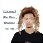 Anubhav Janni New Transparent Face Shield Goggles Clear Glasses Reusable Protective with Frame Anti Fog Lightweight Safety Visor for Men Women Goggle Style Vision Eye (Pack Of 1 Pcs) - Image 5
