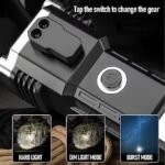 Anubhav Janni Led 3w Torch Light Rechargeable Hammer Flashlight With Glass Breaker Seat Belt Cutter Long Distance Beam Water Resistant Portable Emergency For Home Outdoor L(Pack Of 1 Pcs) - Image 8