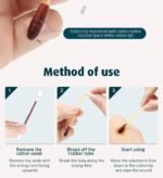 Anubhav Janni 50 Pcs Cotton Iodine Swabs Stick Disposable Swab Disinfected Medical Sticks For Wound Cleaning First Aid  Sterilization Outdoor Emergency Care (Set Of 1) - Image 3