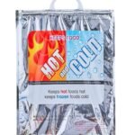 Anubhav Janni Hot And Cold Insulated Bags And Large Reusable Thermal Bag For Food Storage Travel Durable Protection Foil Keeps Fresh Carry Picnic Grocery Delivery (Pack Of 1 Pcs)