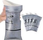 Anubhav Janni Disposable Urine Bags Emergency Portable Bag Travel Urinal Unisex Bag Suitable For Camping Travel Pregnant Women Vomit Urinals Car Men And Kids Gel Car Emergency (Pack Of 2 Pcs)