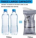 Anubhav Janni Disposable Urine Bags Emergency Portable Bag Travel Urinal Unisex Bag Suitable For Camping Travel Pregnant Women Vomit Urinals Car Men And Kids Gel Car Emergency (Pack Of 2 Pcs) - Image 3