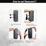 Anubhav Janni Usb Chest Bag Waterproof Anti theft Crossbody Bag With Password Zipper Lock USB Charging Port Mens Shoulder Chest Daypack Travel Hiking Sling Backpack (Pack Of 1 Pcs) - Image 3