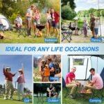 Anubhav Janni Portable Folding Lightweight Outdoor Cloth Stool Mini Camping With Carry Bag Oxford Collapsible Seat Heavy Duty Compact Travel For Camping Fishing Hiking Picnic (Pack Of 1 Pcs) - Image 5
