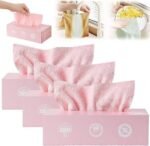 Anubhav Janni Removale Microfiber Rags Cleaning Cloth Reusable Multi Functional Drying Wipes Strong With Dispenser Box Rnadom Cloths Soft Lint Free Multipurpose For Kitchen Glass Car (Set Of 1) - Image 2