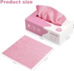 Anubhav Janni Removale Microfiber Rags Cleaning Cloth Reusable Multi Functional Drying Wipes Strong With Dispenser Box Rnadom Cloths Soft Lint Free Multipurpose For Kitchen Glass Car (Set Of 1) - Image 4