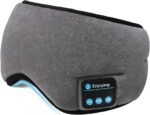 Anubhav Janni Bluetooth Sleeping Eye Mask Sleep Wireless Headphones With Music Soft Travel Handsfree For Travel Meditation Relaxation Speakers Microphone Side Sleepers Washable (Pack Of 1 Pcs)