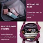 Anubhav Janni Pouch Bag Foldable Travel Bag for Women Men Expandable Large Capacity Waterproof Duffle Handbag with Shoe Compartment Lightweight Multipurpose Luggage Tote Bag (pack of 1) - Image 5